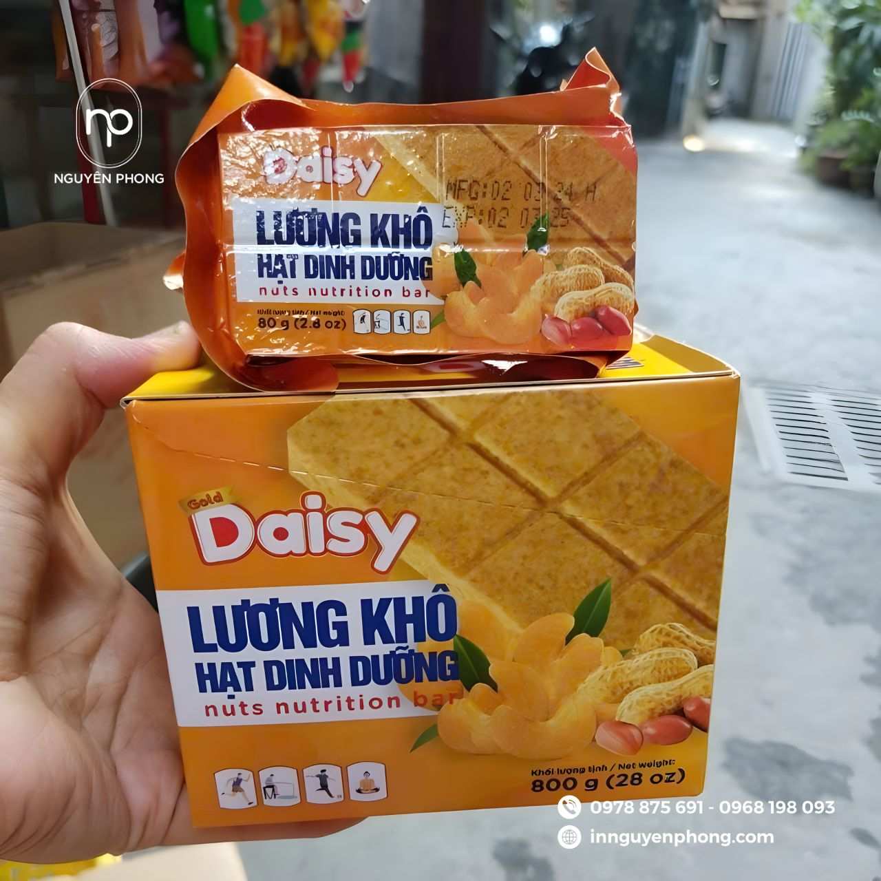 Chất liệu kraft làm hộp đựng lương khô